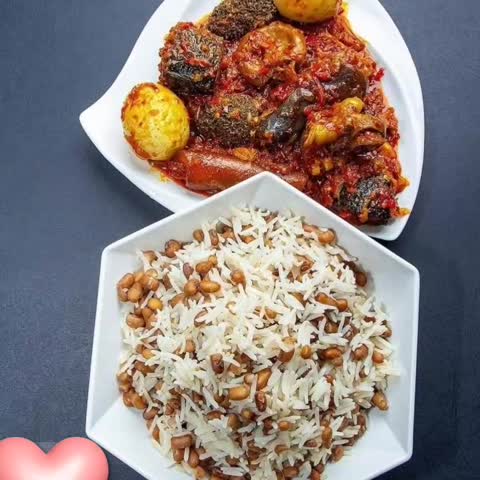 rice and beans combo by Amaka Zubby